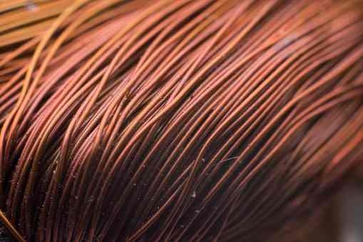 Enamelled copper wire
